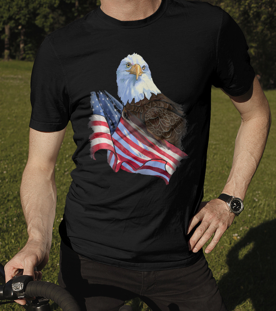 American Flag Eagle Independence T-Shirt