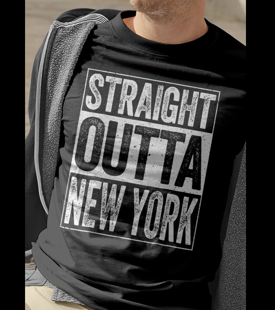 Straight Outta New York Patrioti T-Shirt