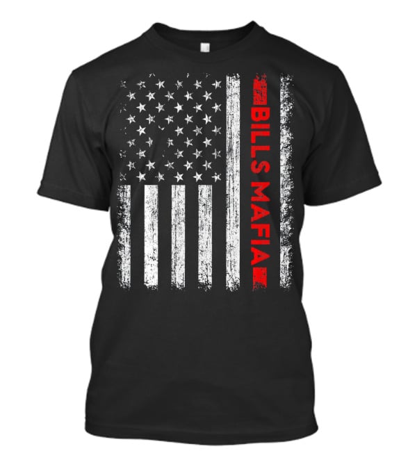 American Flag Bills Mafia Patriotic Buff T-Shirt