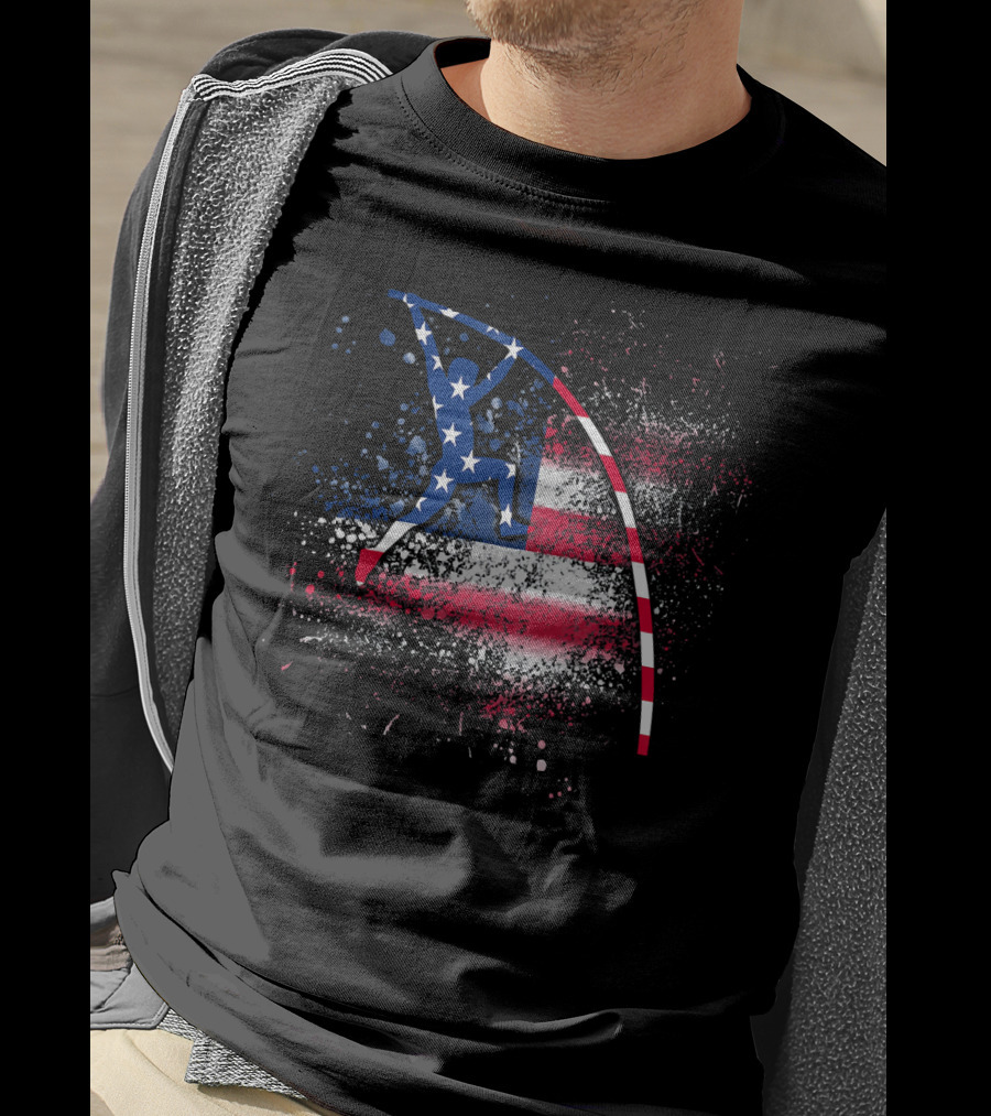 Independence Day Pole Vaulting T-Shirt