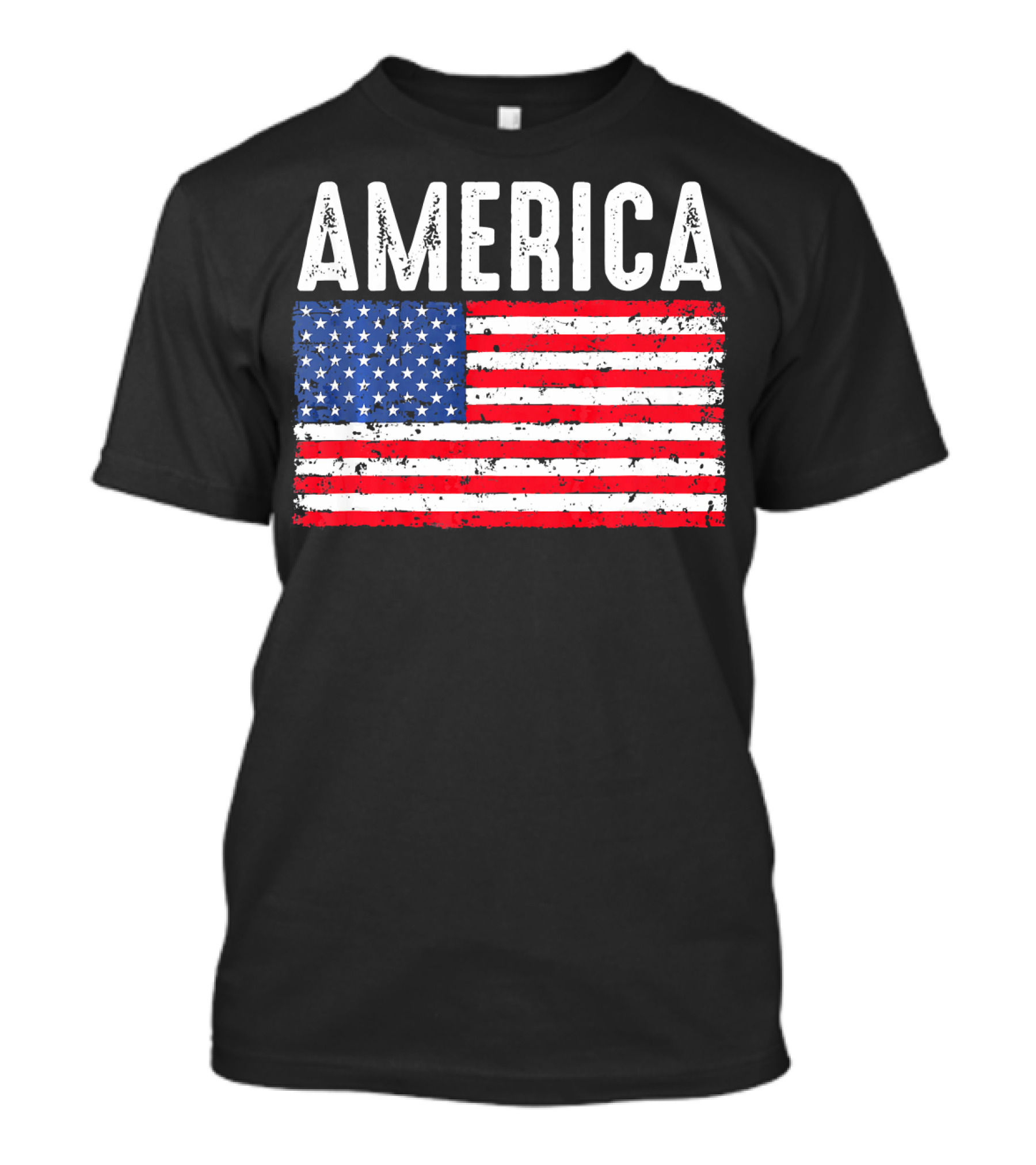 America Flag USA Patriotic Fourth Of July T-Shirt