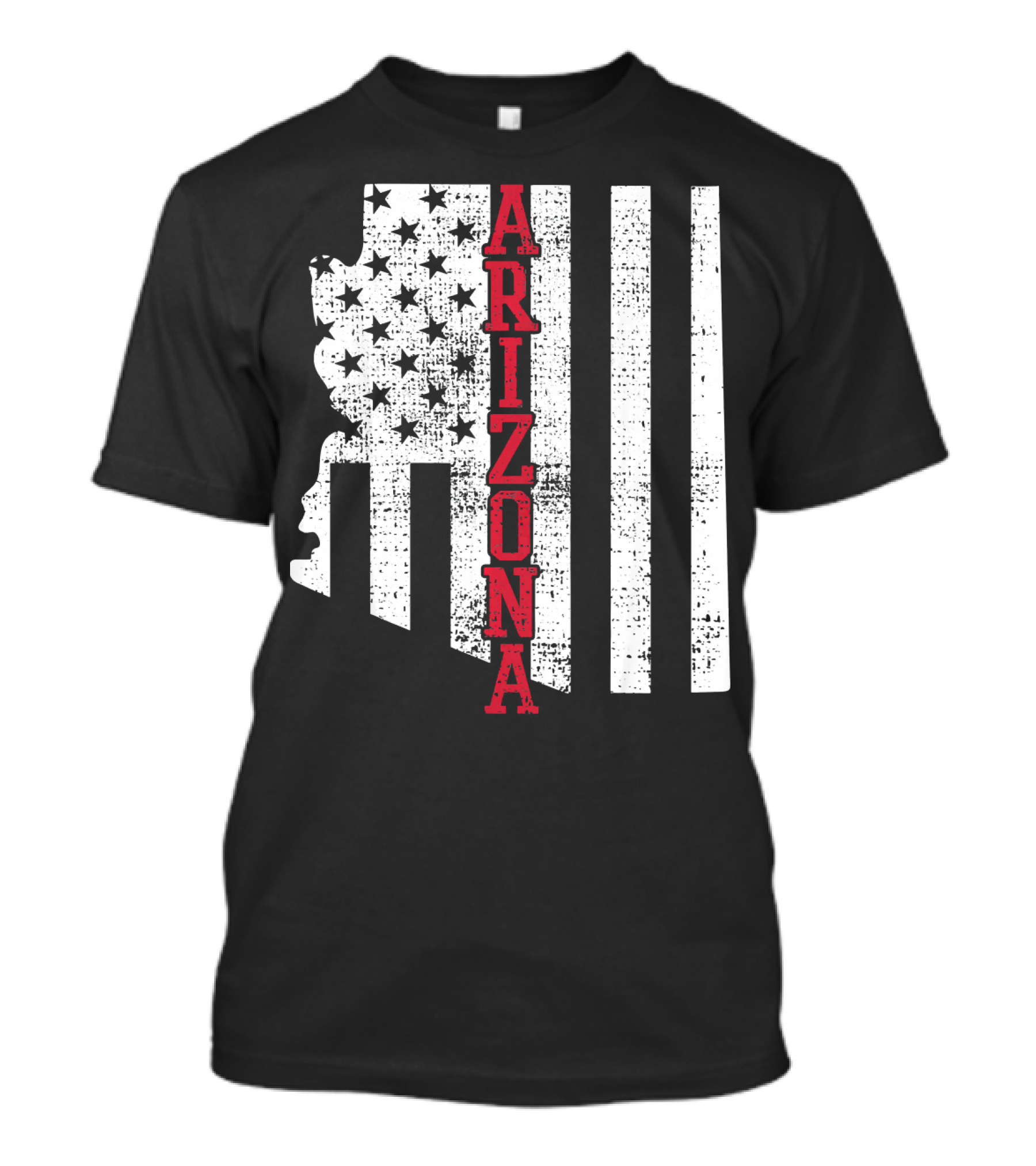 Arizona State Vintage USA Flag Patriotic T-Shirt