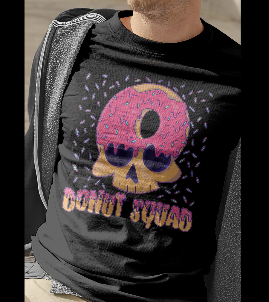 Donut Squad Skull Sprinkles T-Shirt