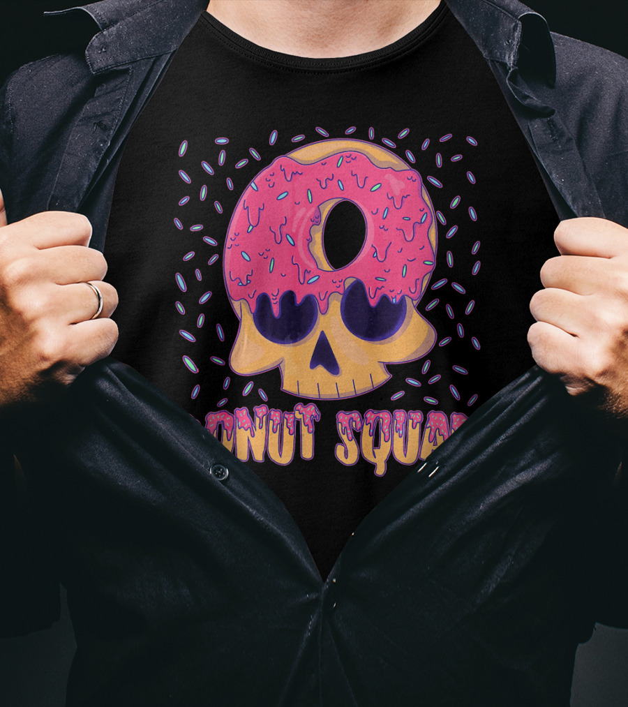 Donut Squad Skull Sprinkles T-Shirt
