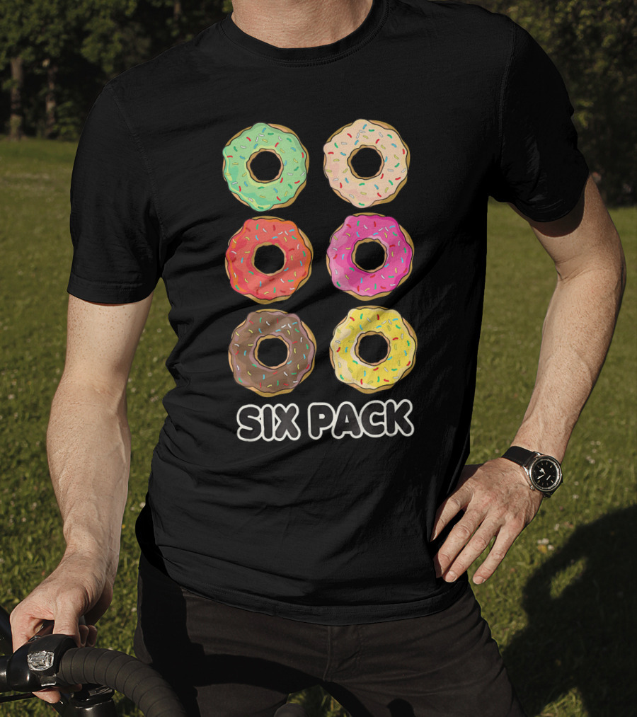 Six Pack Donut Muscle Funny T-Shirt