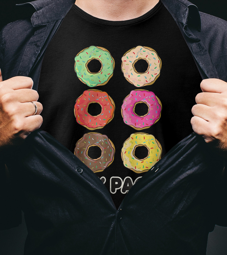 Six Pack Donut Muscle Funny T-Shirt