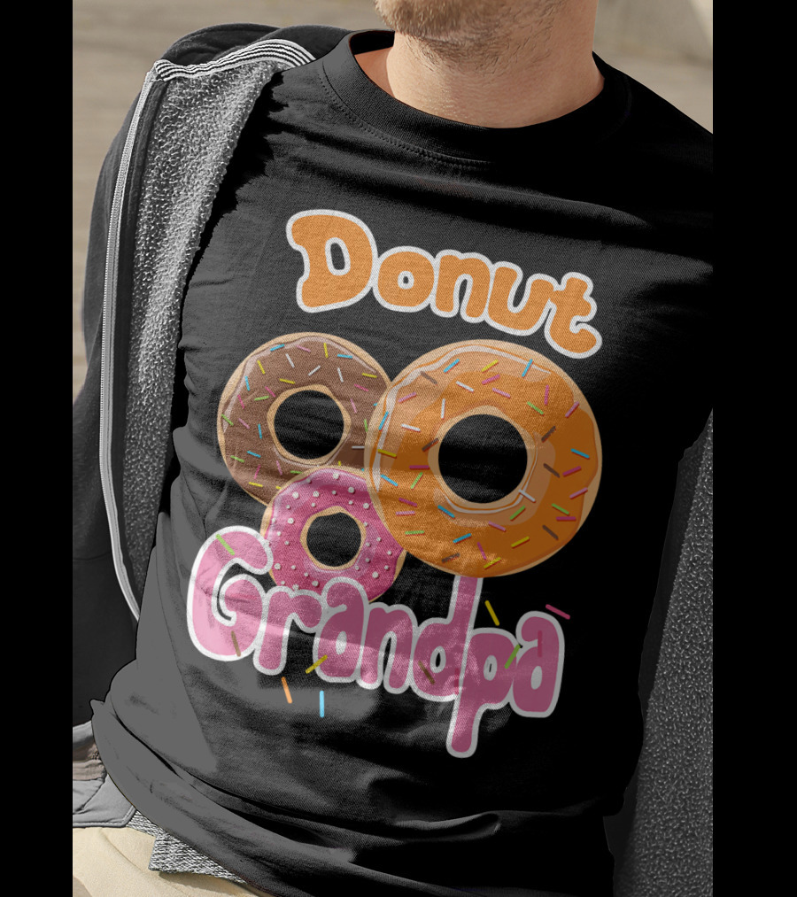 Donut Grandpa Trio Sprinkles T-Shirt