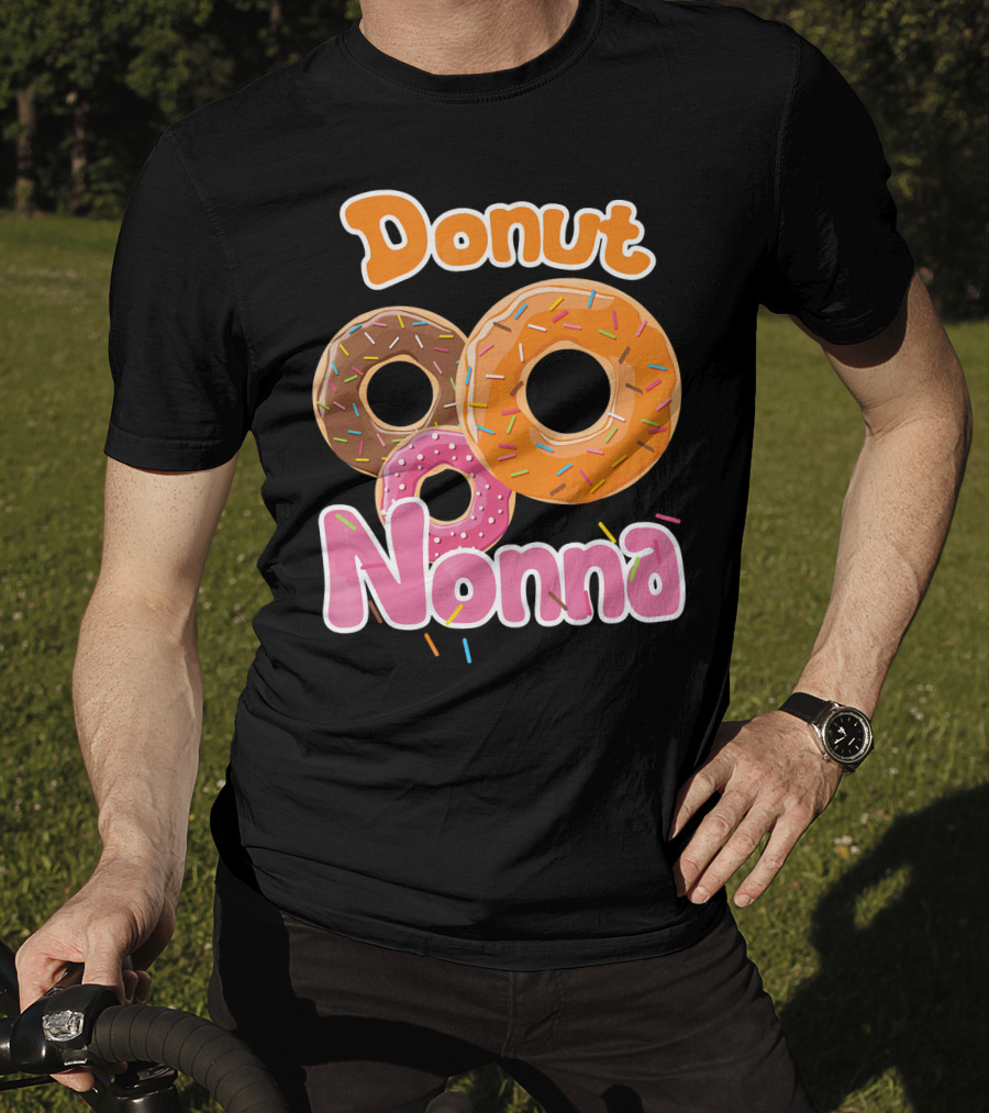 Donut Nonna Colorful Sprinkled Doughnuts T-Shirt