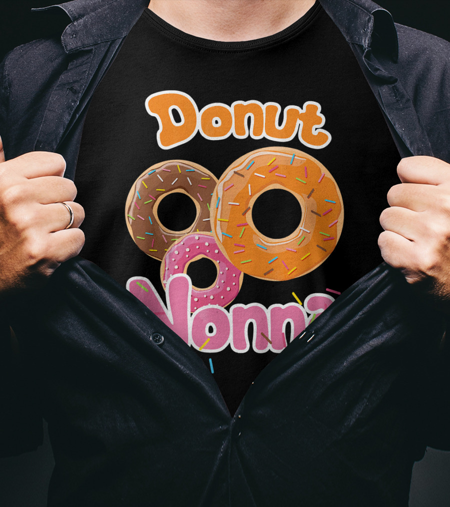 Donut Nonna Colorful Sprinkled Doughnuts T-Shirt