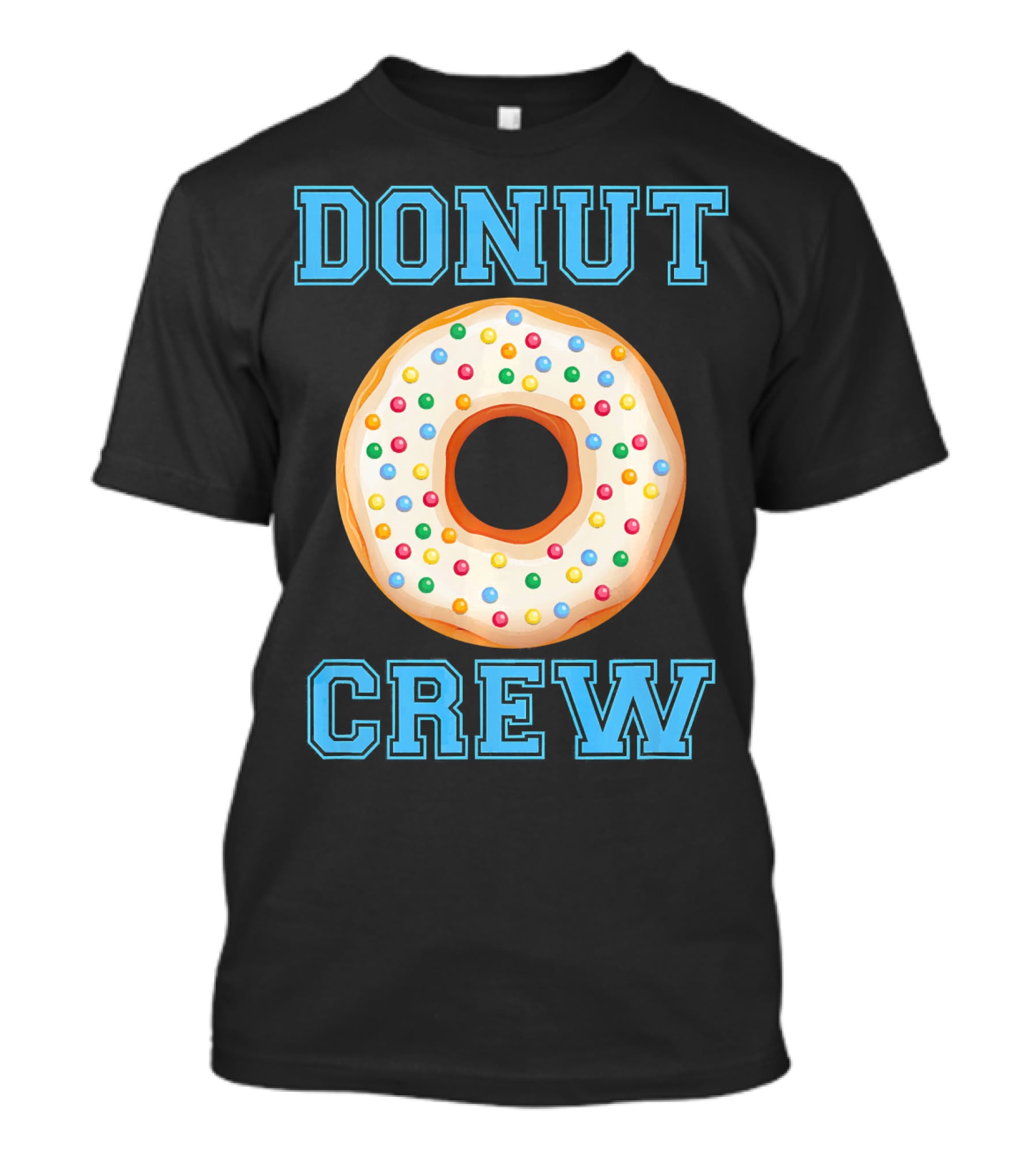 Donut Crew Matching Birthday Group With Sprinkles T-Shirt