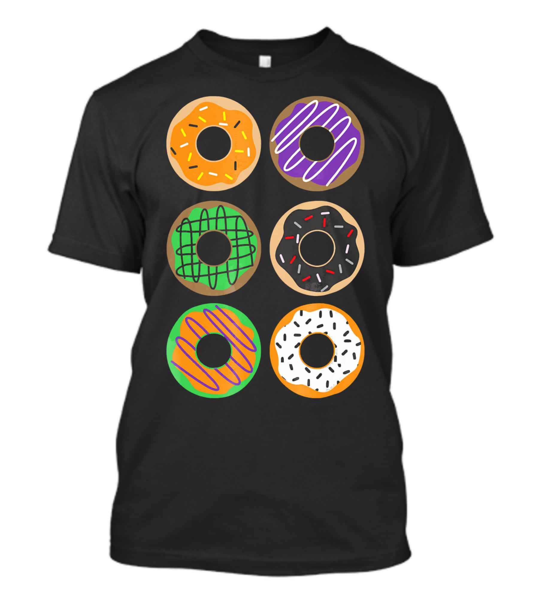 Halloween Donuts Festive Treats With Colorful Icing And Sprinkles T-Shirt