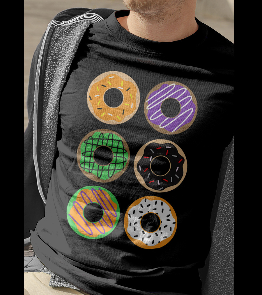 Halloween Donuts Festive Treats With Colorful Icing And Sprinkles T-Shirt
