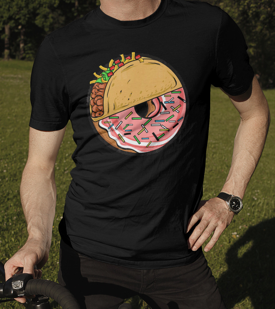 Taco And Donut Fusion Delight With Sprinkles T-Shirt