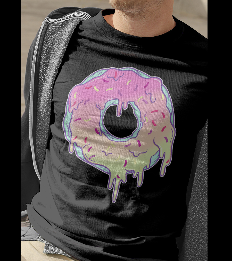 Dripping Pastel Donut Aesthetic Got T-Shirt