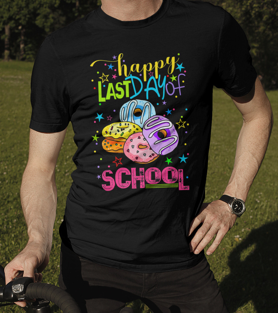 Happy Last Day Of School Donut T-Shirt