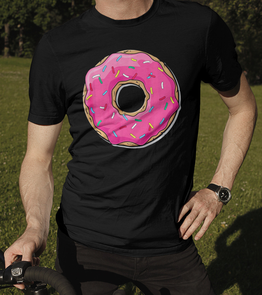 Pink Sprinkle Donut Delight T-Shirt