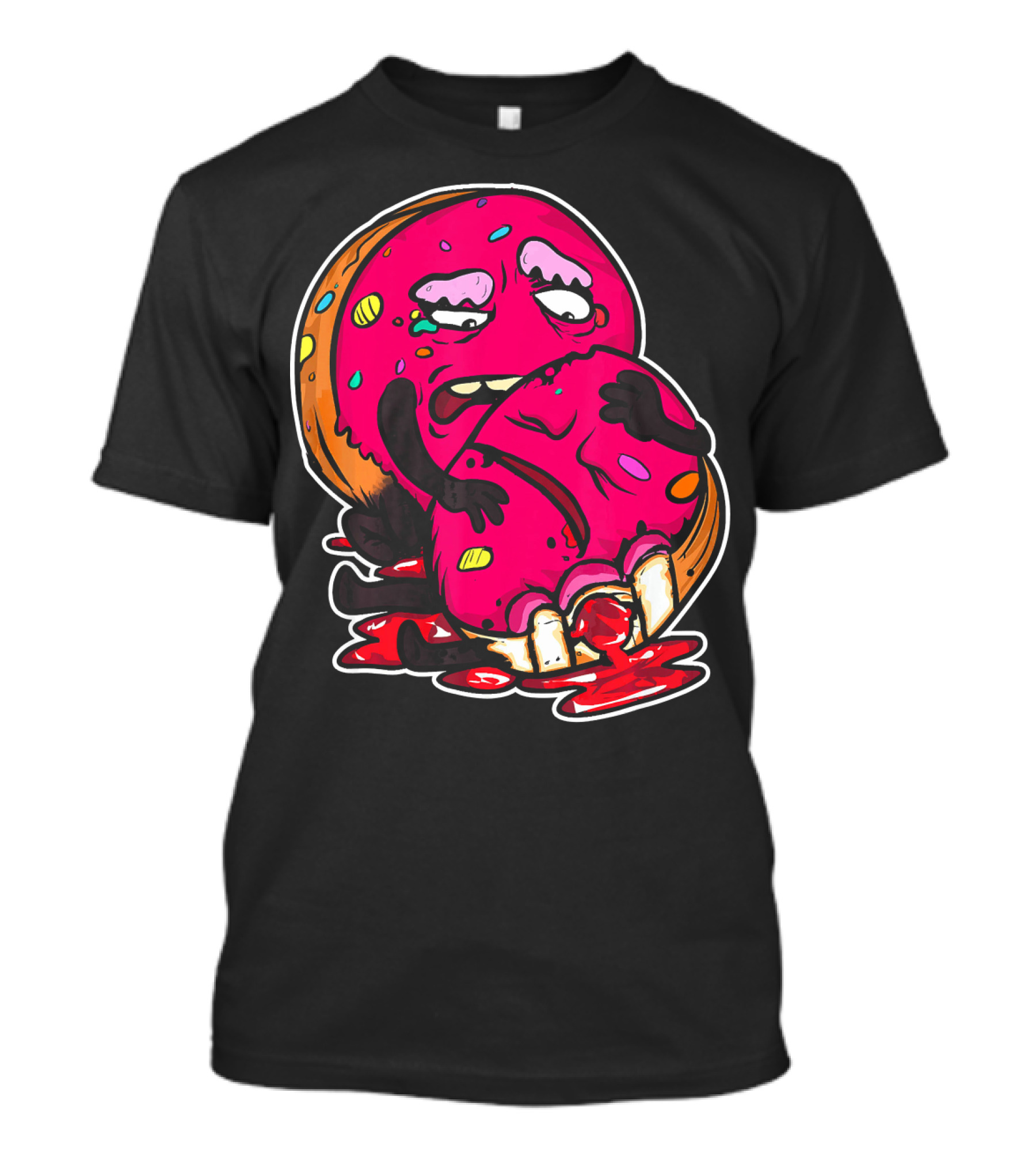 Funny Donut Dark Humor Eating Another Donut T-Shirt