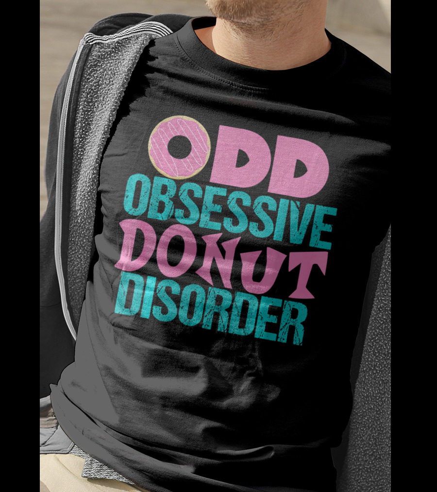 ODD Obsessive Donut Disorder Pink Icing T-Shirt