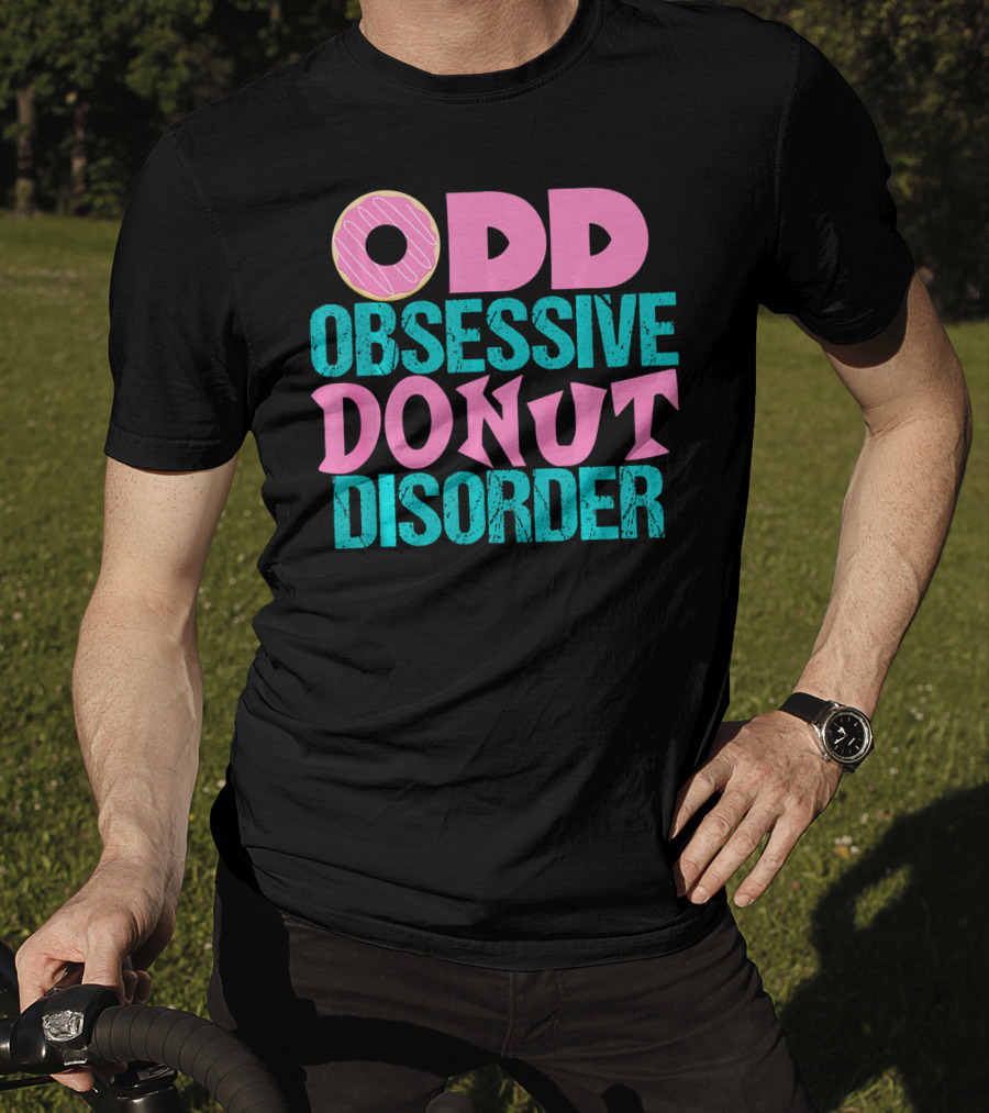 ODD Obsessive Donut Disorder Pink Icing T-Shirt