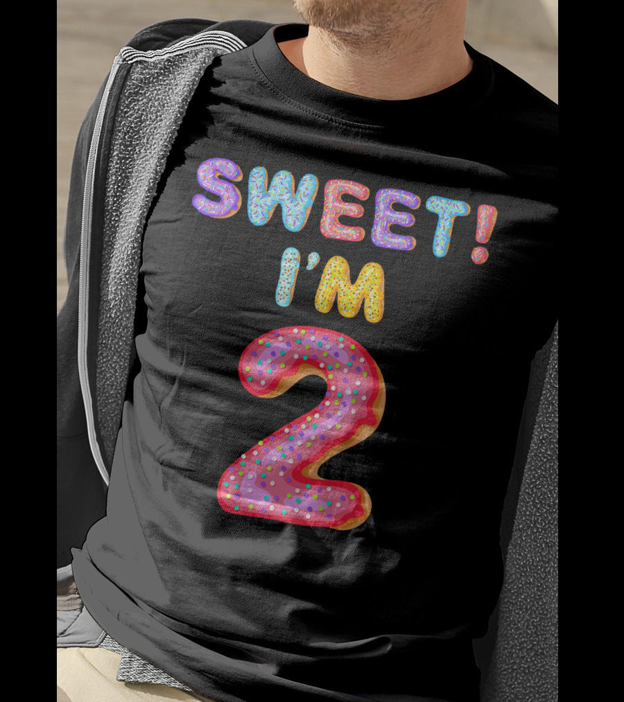 Sweet I'm 2 Kids 2nd Birthday T-Shirt
