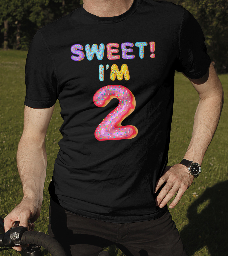 Sweet I'm 2 Kids 2nd Birthday T-Shirt