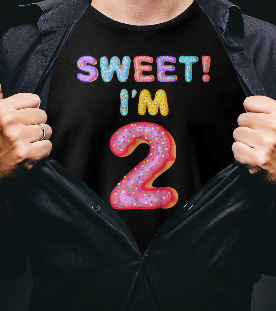 Sweet I'm 2 Kids 2nd Birthday T-Shirt