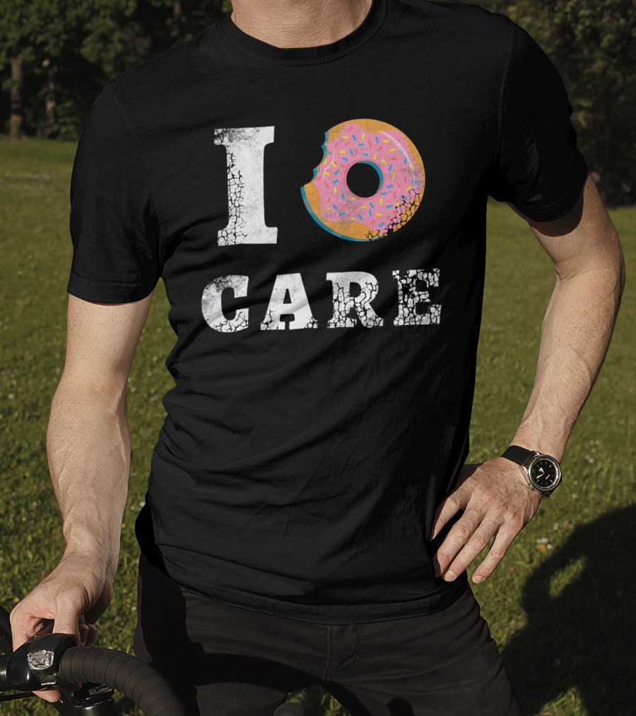 I Donut Care Love Donuts Food Sprinkles Bite T-Shirt