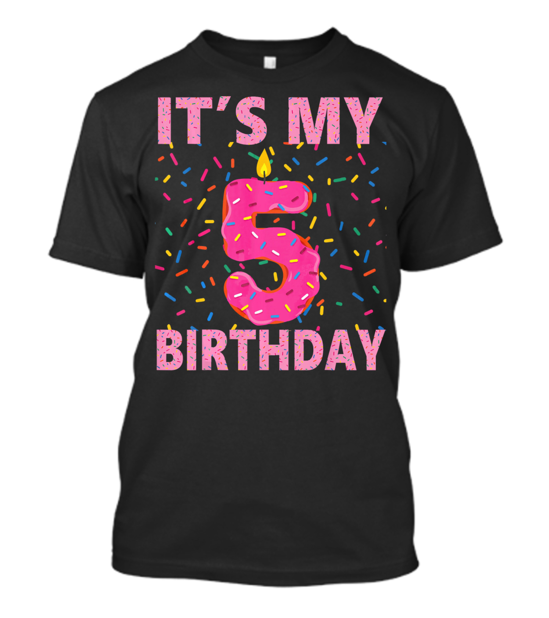 It's My 5 Birthday Sweet Donut T-Shirt