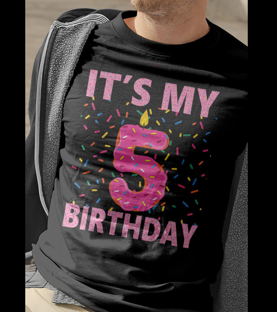 It's My 5 Birthday Sweet Donut T-Shirt