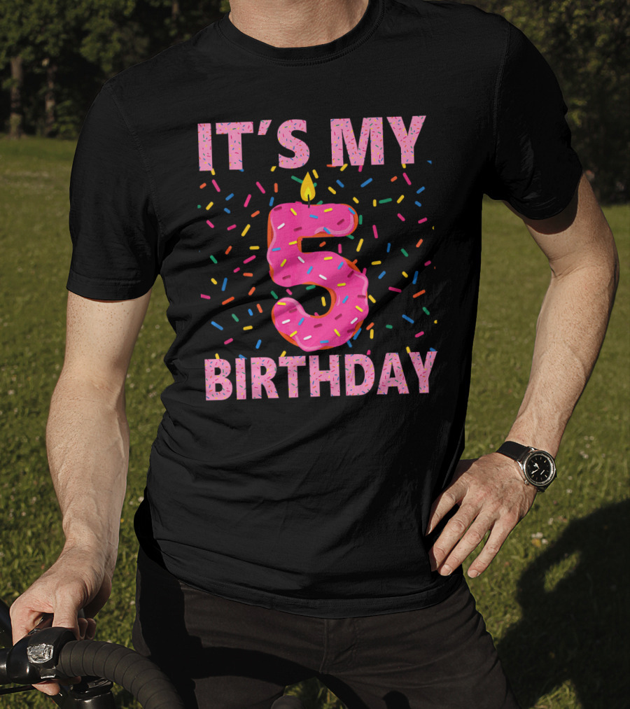 It's My 5 Birthday Sweet Donut T-Shirt