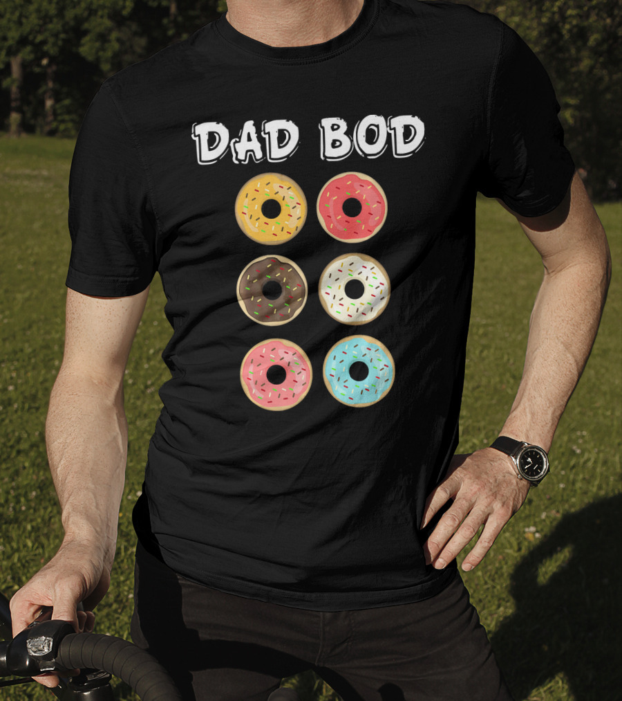 Dad Bod Donuts Father's Day Mens Fat Humor T-Shirt
