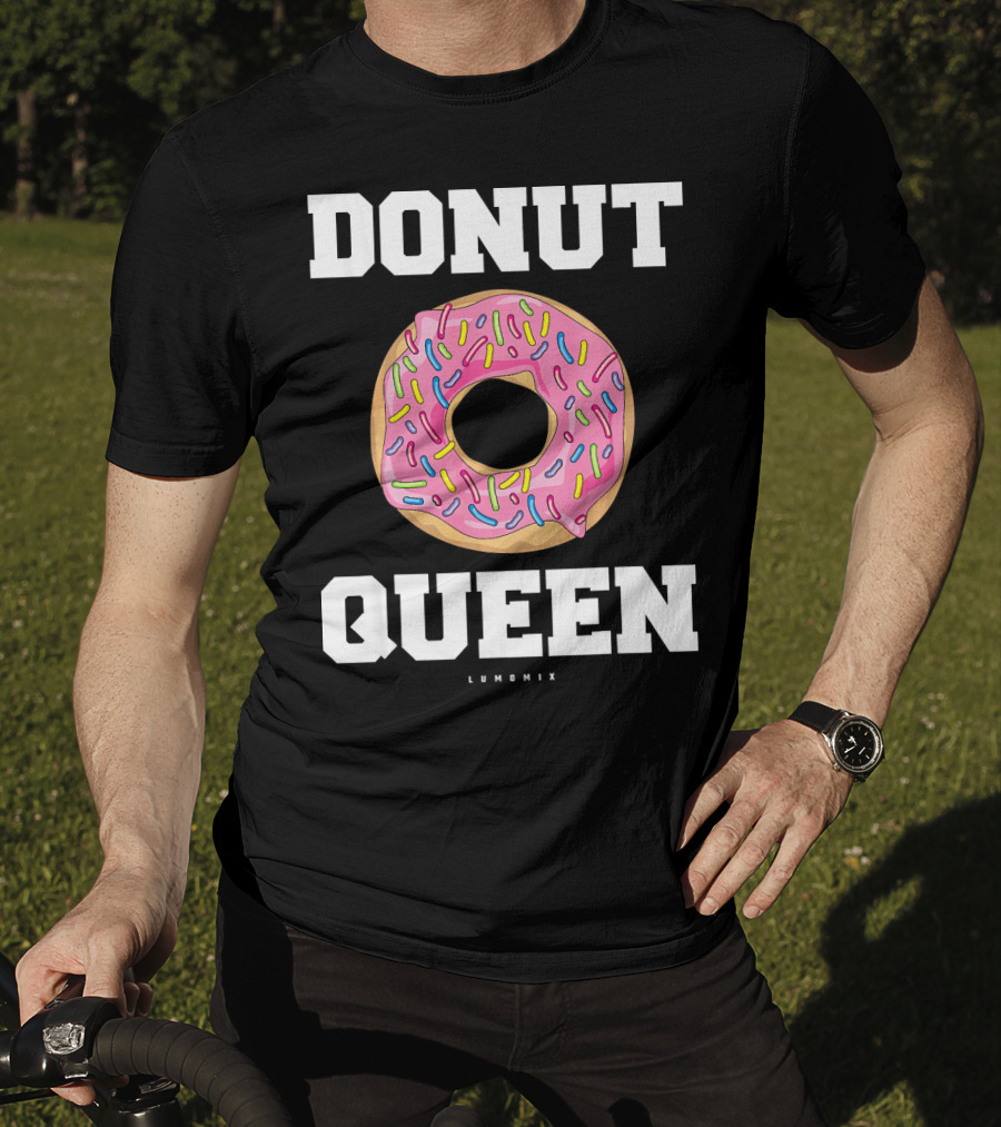 Donut Queen Pink Frosted Sprinkles Lumomix T-Shirt