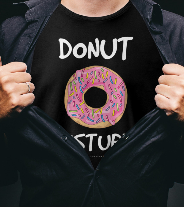 DONUT DISTURB Funny Donut With Sprinkles T-Shirt