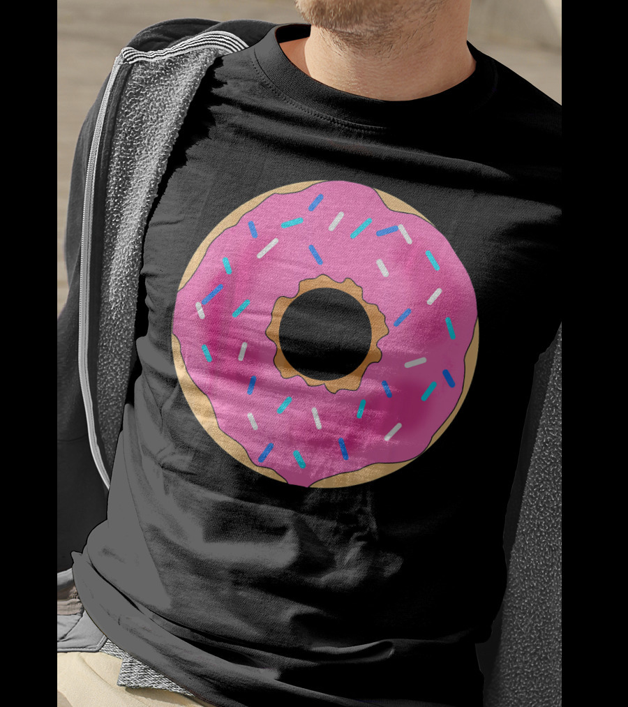 Donut Girls Tod Pink Frosted Sprinkles T-Shirt