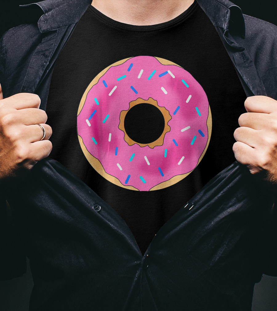 Donut Girls Tod Pink Frosted Sprinkles T-Shirt