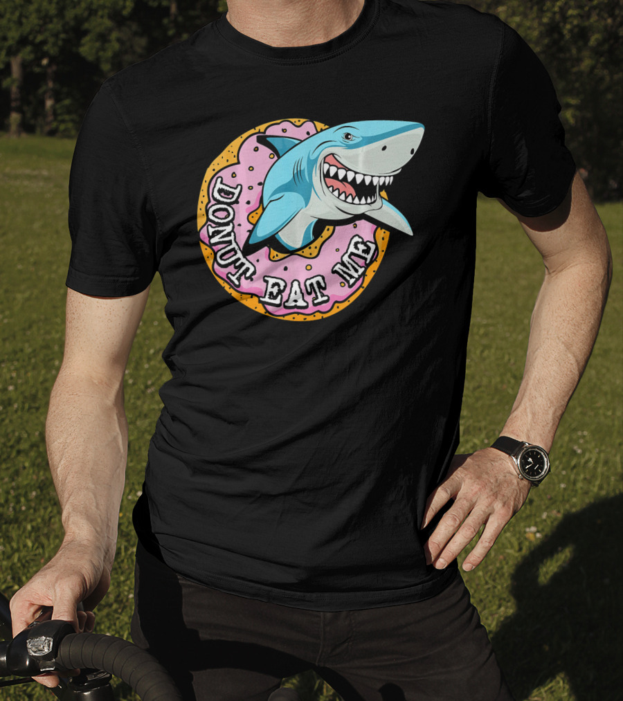Donut Eat Me Shark Ocean Me T-Shirt