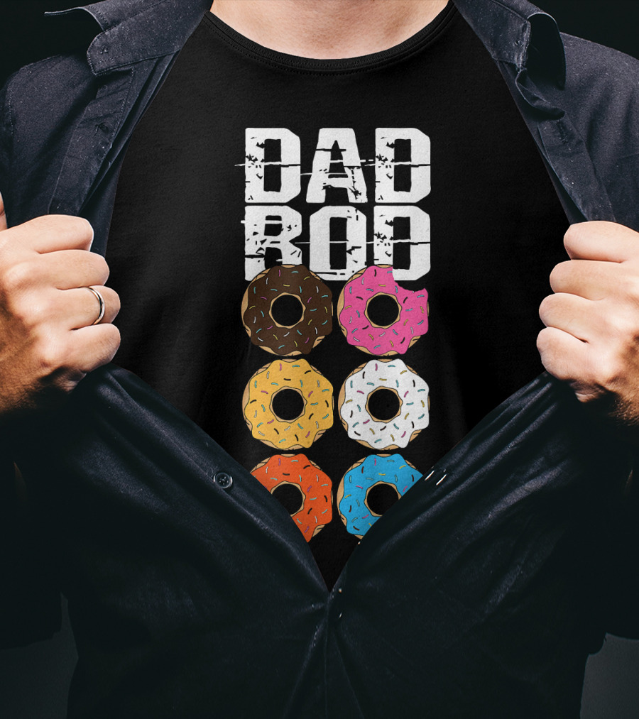 Dad Bod Six Pack Donut T-Shirt