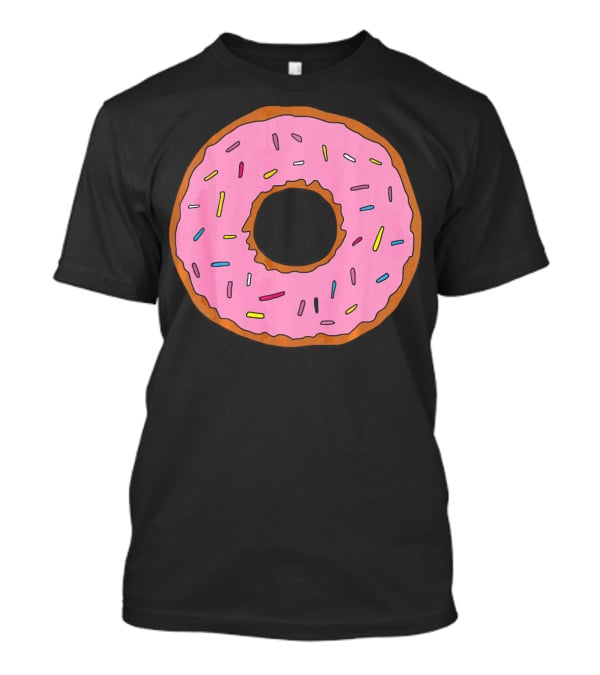 Pink Sprinkled Donuts Delicious Sweets Foodie T-Shirt