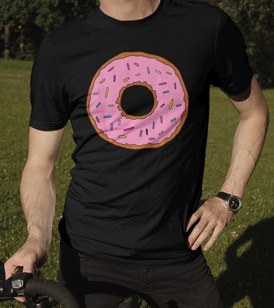 Pink Sprinkled Donuts Delicious Sweets Foodie T-Shirt