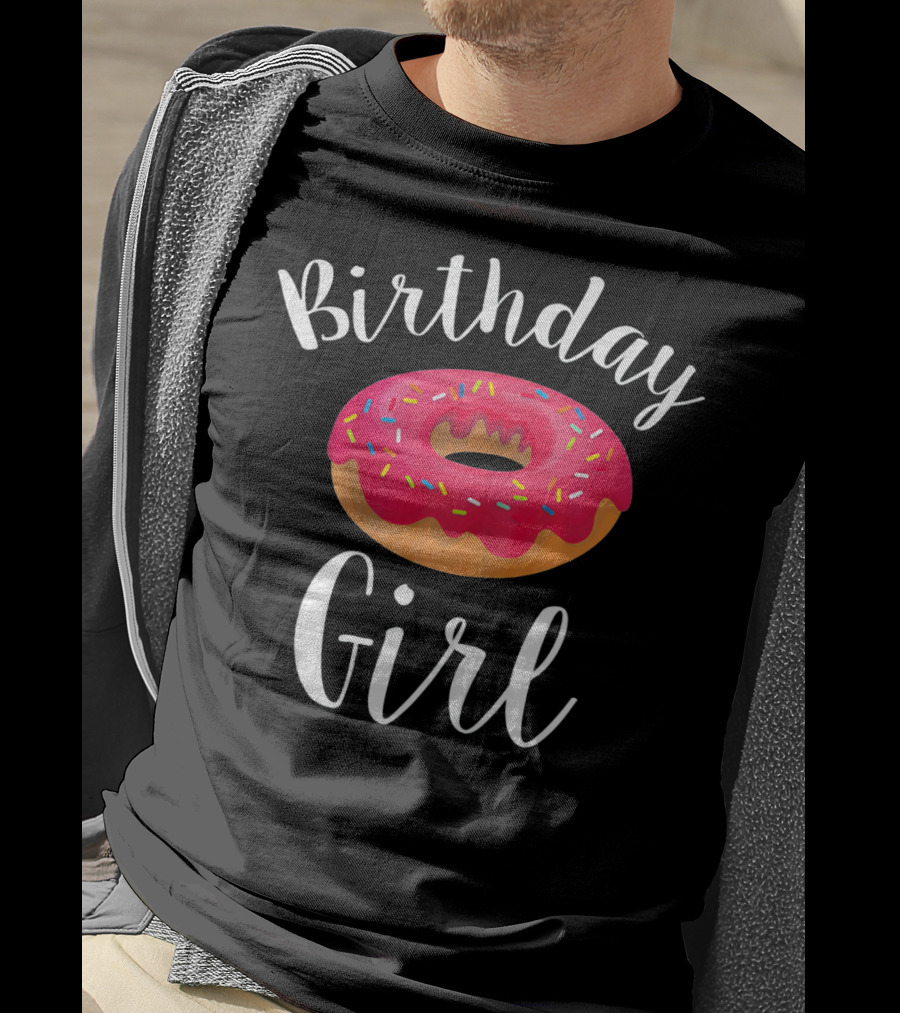 Birthday Girl Donut With Sprinkles T-Shirt