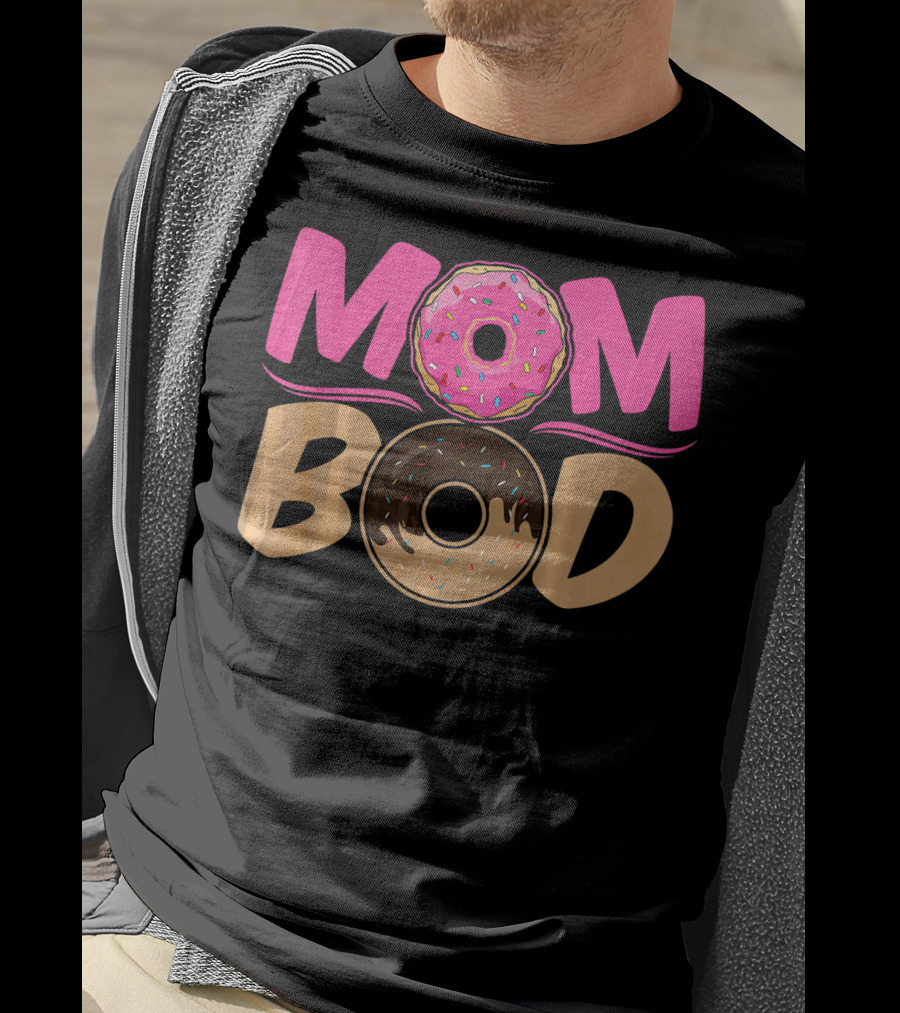 Mom Bod Donut Lover Foodie T-Shirt