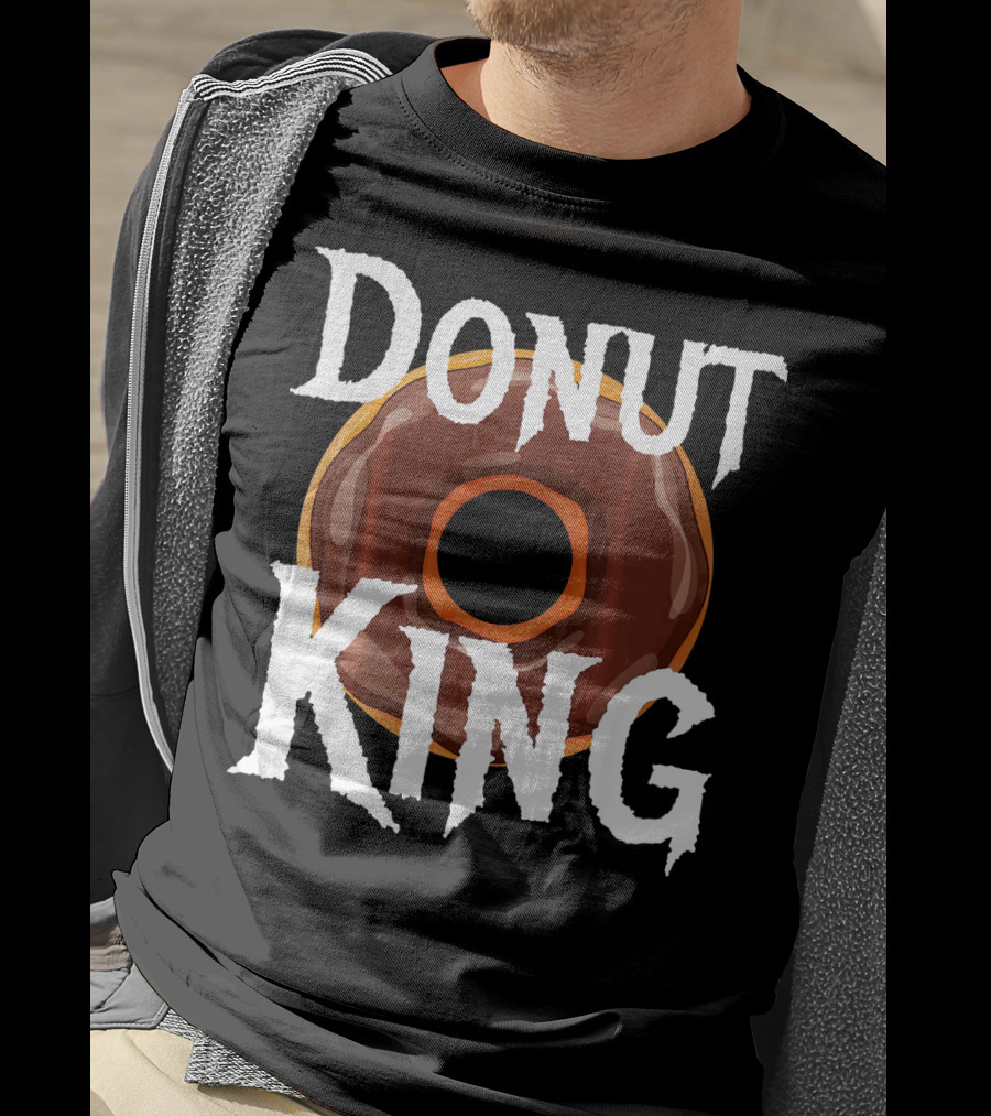 Donut King Food Lover Chocolate Glazed Enthusiast T-Shirt