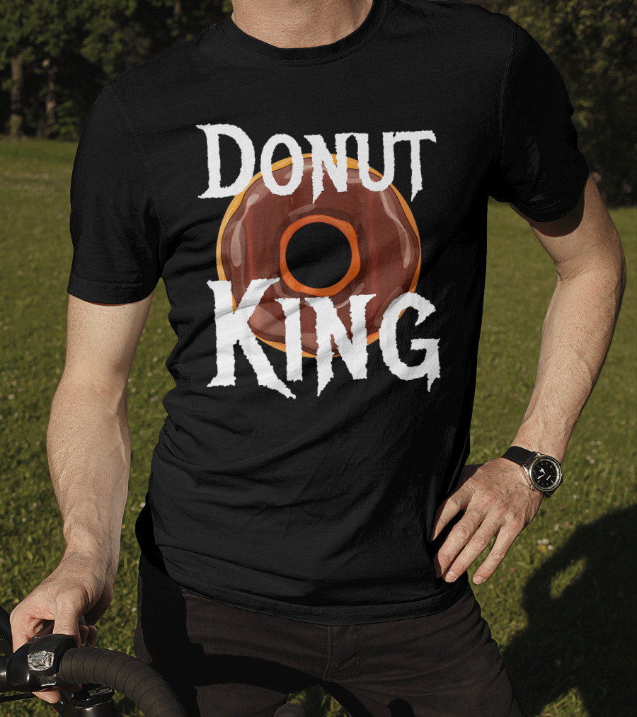 Donut King Food Lover Chocolate Glazed Enthusiast T-Shirt