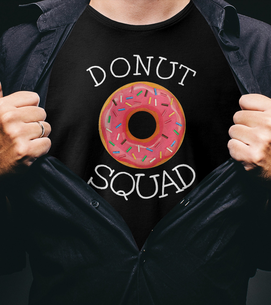 Donut Squad Funny Sprinkled Doughnut T-Shirt