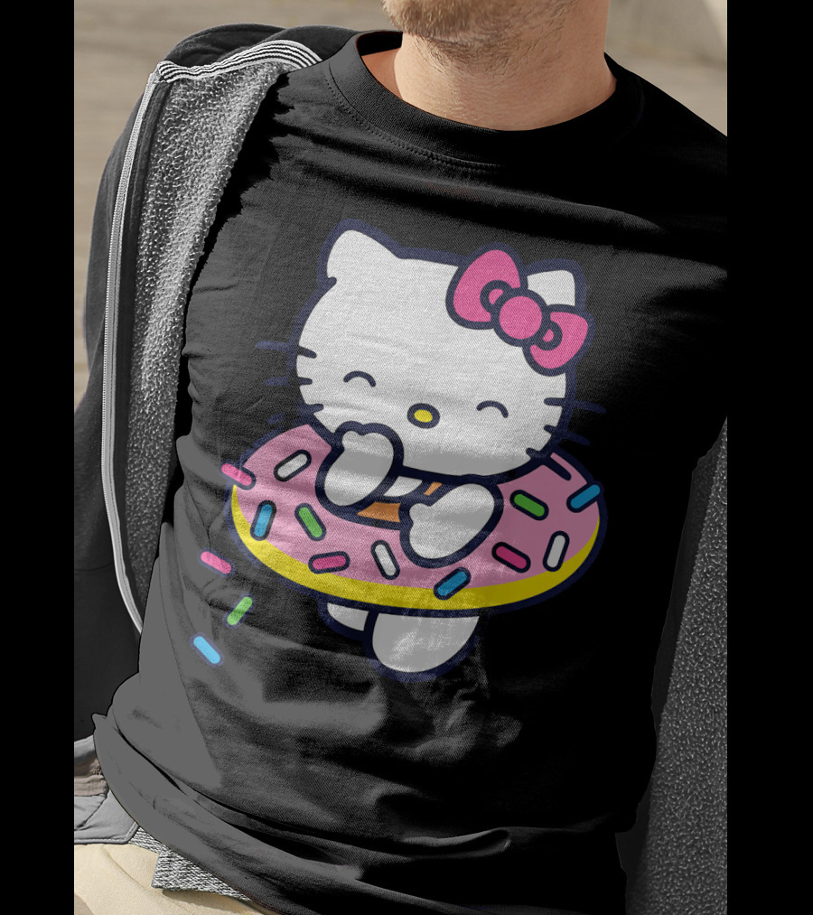 Hello Kitty Donut Floaty With Sprinkles Summer T-Shirt