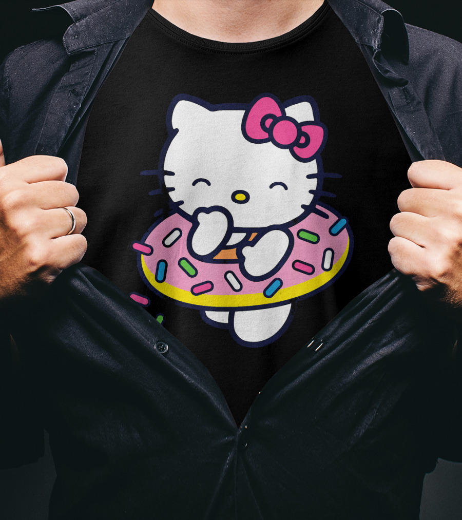 Hello Kitty Donut Floaty With Sprinkles Summer T-Shirt