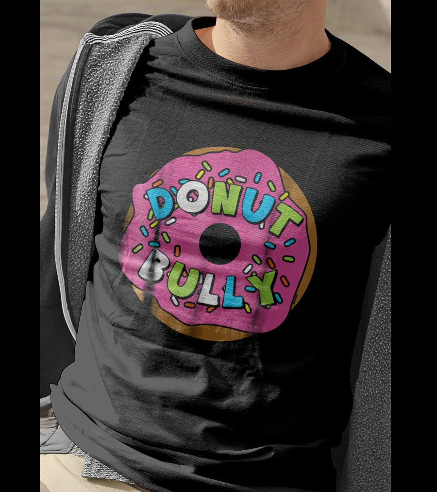 Donut Bully Choose Kind Anti Cute Sprinkles Pink Dessert T-Shirt