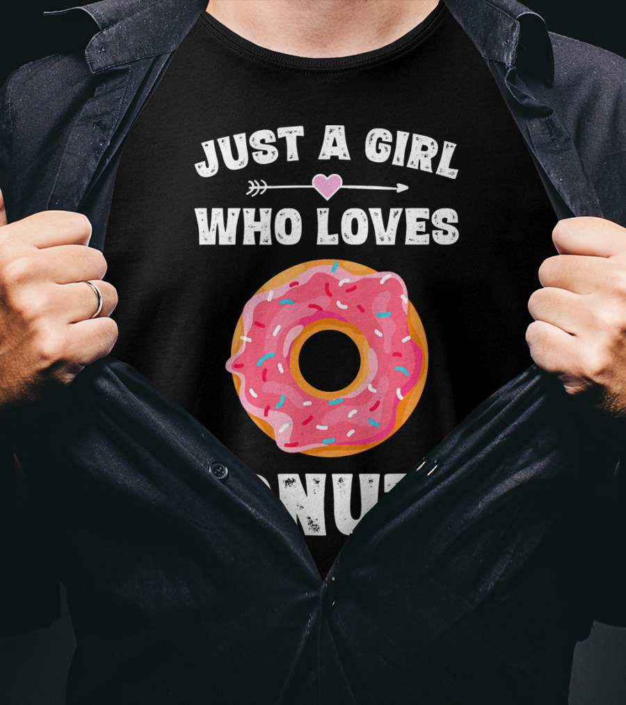 Just A Girl Who Loves Donuts T-Shirt