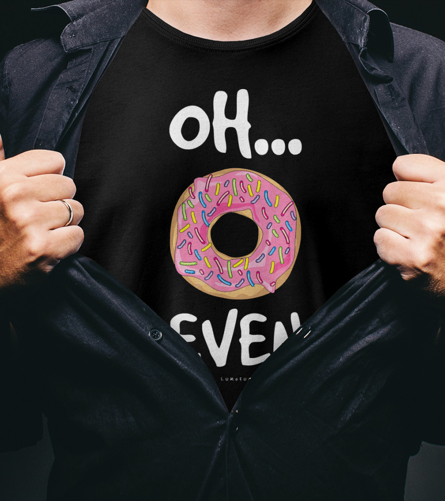 Oh Donut Even Lumatuu Sprinkled Doughnut T-Shirt