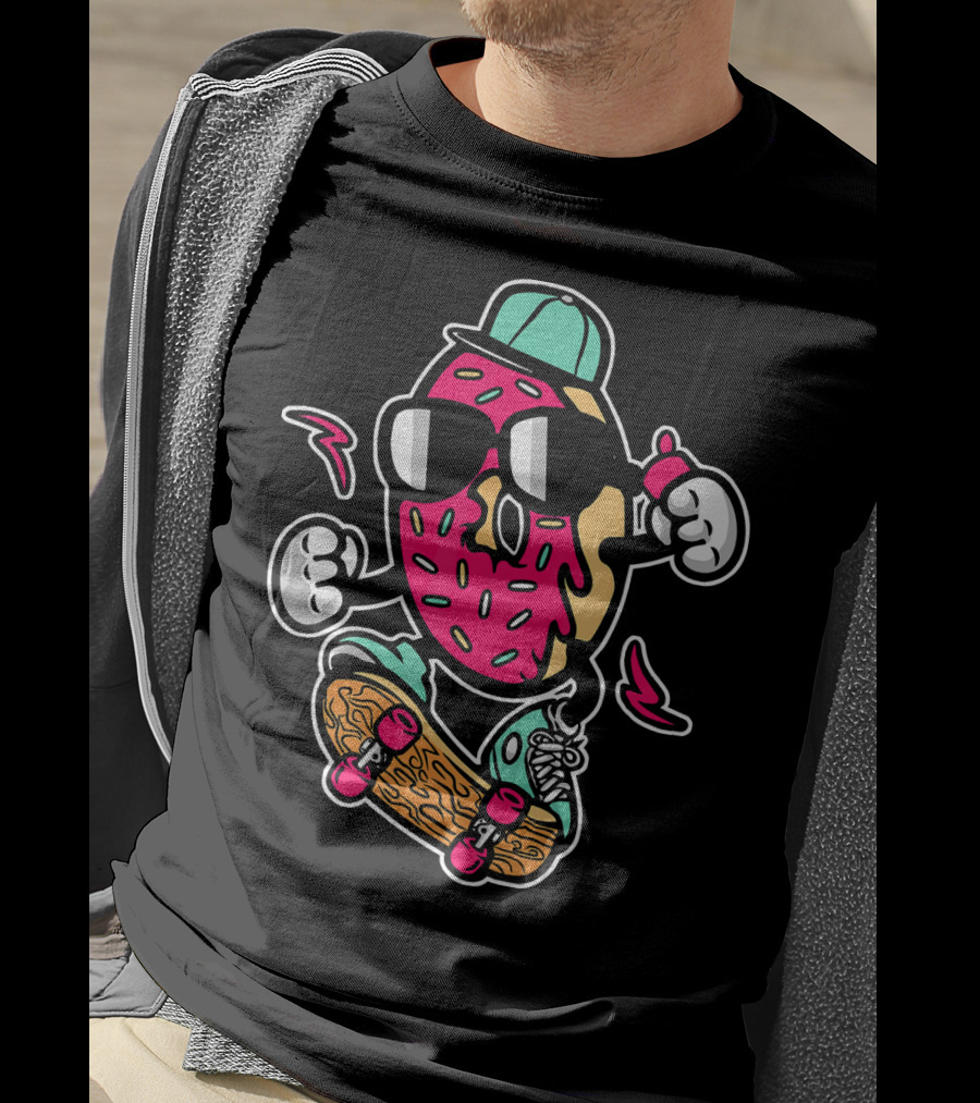 Skateboard Donut Urban T-Shirt